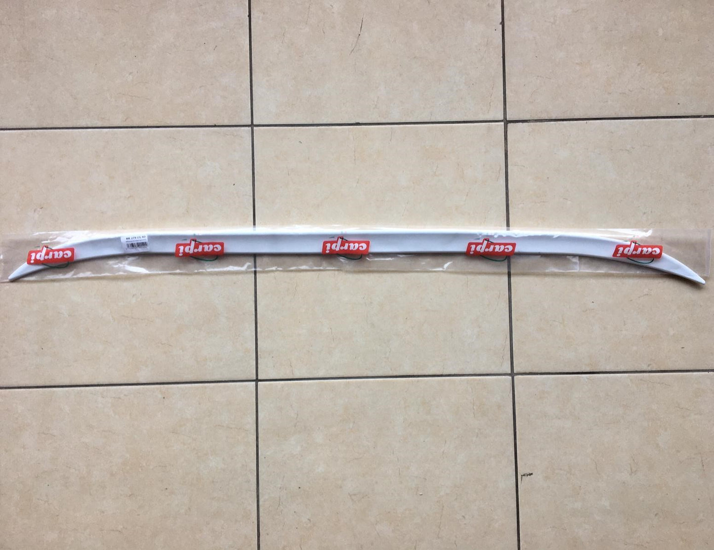 Spoiler Delgado Brillante Blanco para Maletero Fiat Egea