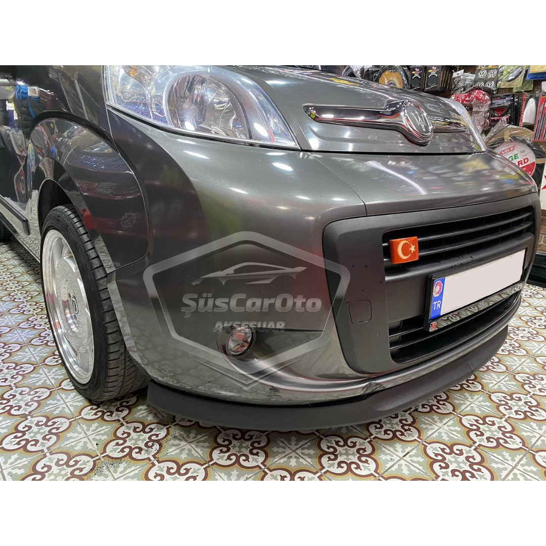 Labio universal Astra H flexible para Fiat Fiorino 2008-2022, labio delantero, 2 piezas, extensión de paragolpes delantero, alerón inferior.