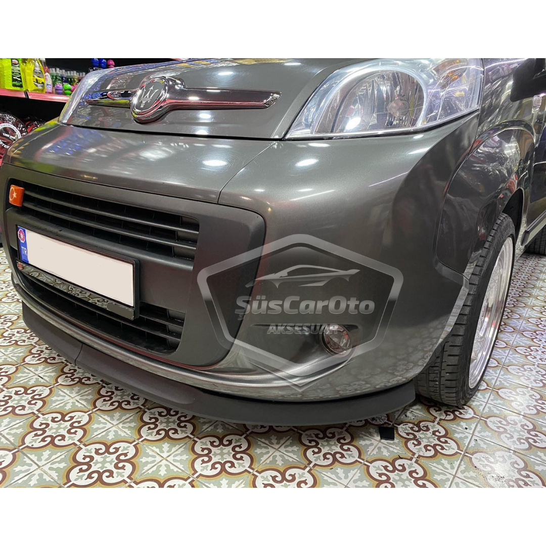 Labio universal Astra H flexible para Fiat Fiorino 2008-2022, labio delantero, 2 piezas, extensión de paragolpes delantero, alerón inferior.