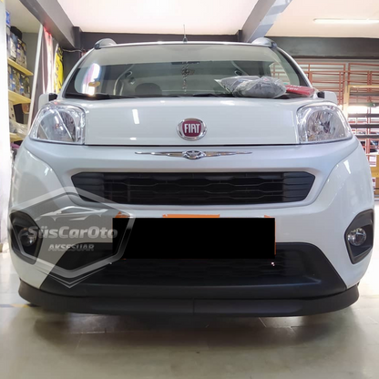 Labio universal Astra H flexible para Fiat Fiorino 2008-2022, labio delantero, 2 piezas, extensión de paragolpes delantero, alerón inferior.