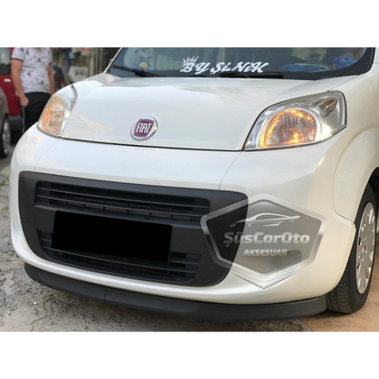 Labio universal Astra H flexible para Fiat Fiorino 2008-2022, labio delantero, 2 piezas, extensión de paragolpes delantero, alerón inferior.