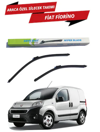 Juego de escobillas limpiaparabrisas delanteras tipo banana específicas para Fiat Fiorino Sentinel, derecha e izquierda.