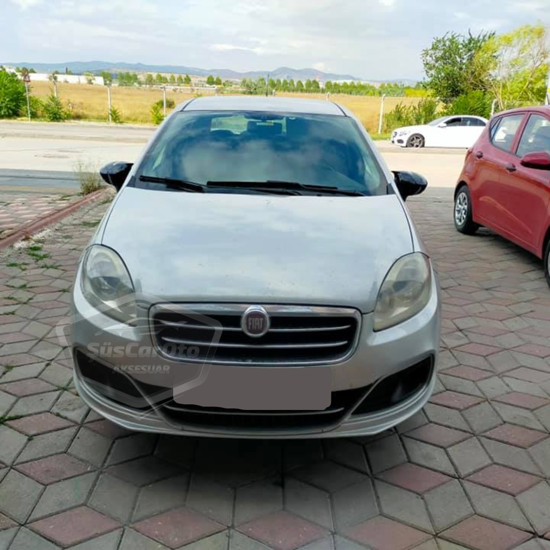 Fiat Linea 2007-2015 Cubre Espejo Murciélago Batman Negro Piano Plástico ABS