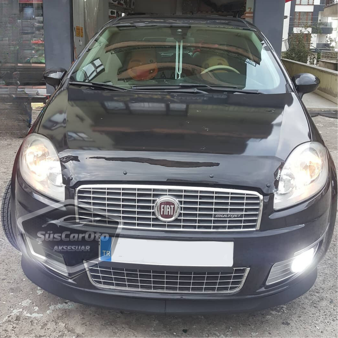 Fiat Linea 2007-2018 Compatible Universal Astra H lip Paragolpes delantero flexible de 2 piezas Bajo parachoques Spoiler delantero Aditamento delantero