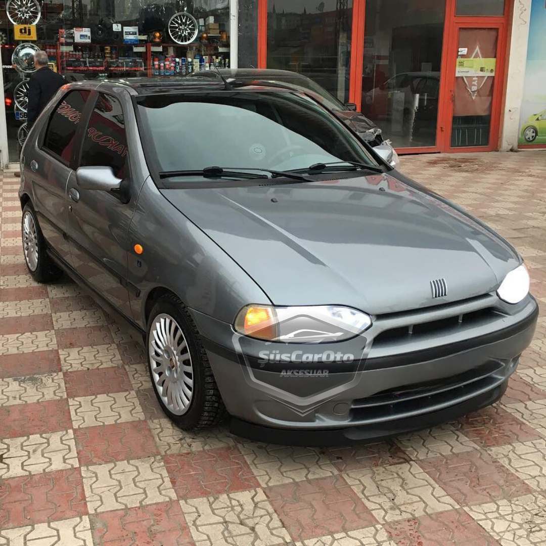 Lip universal flexible delantero Astra H compatible con Fiat Palio 1997-2012, alerón de faldón, labio inferior de parachoques de 2 piezas