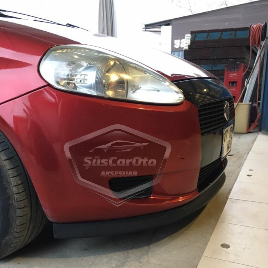 Fiat Punto 2006-2018 Compatible con labio universal Astra H flexible labio delantero 2 piezas faldón parachoques delantero