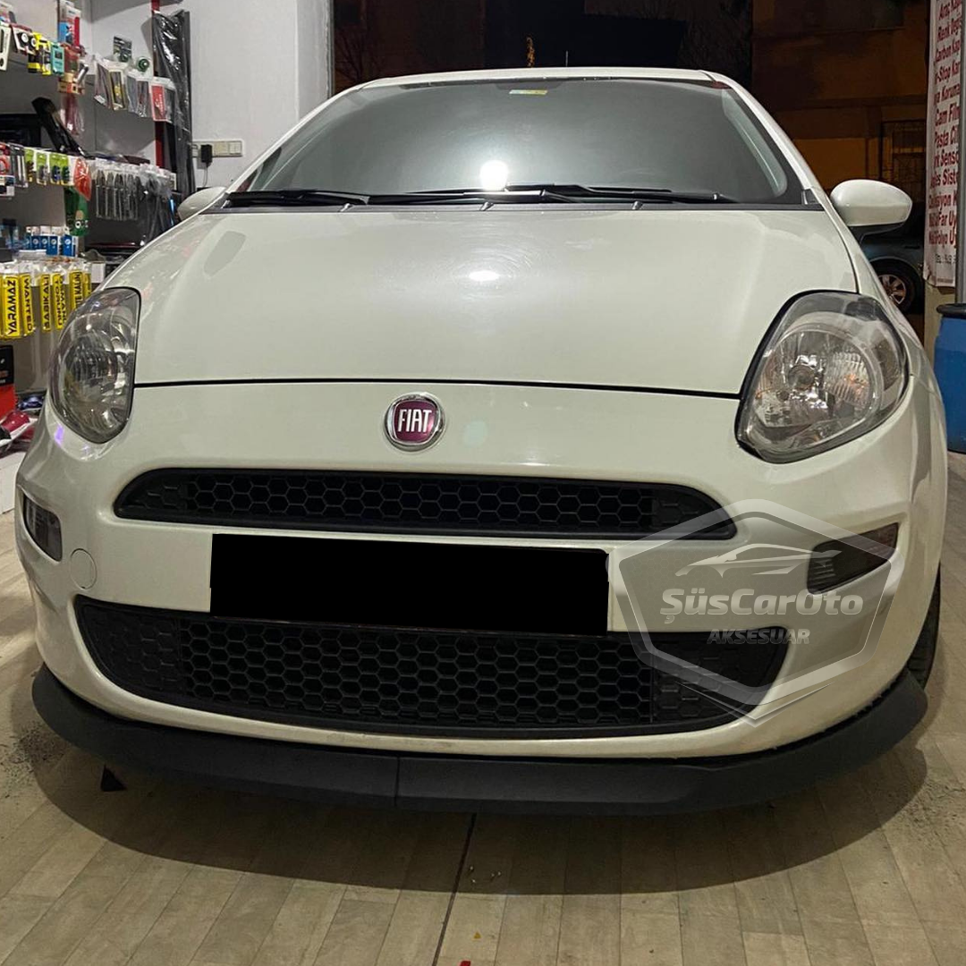 Fiat Punto 2006-2018 Compatible con labio universal Astra H flexible labio delantero 2 piezas faldón parachoques delantero