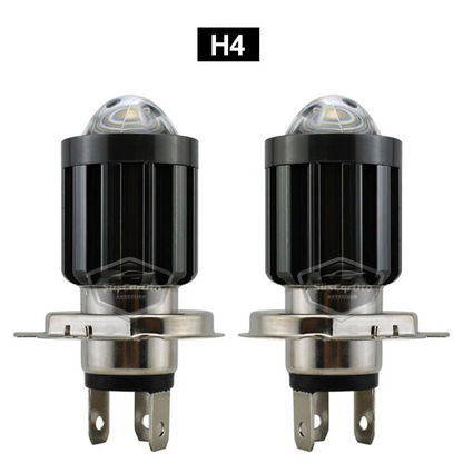 Fiat Uno 1992-2001 Uyumlu Mercekli Far Ampulü Led Xenon Beyaz Renk Far Şimşek Etkili CSP Led Lamba Uzun Kısa 2 Adet Takım