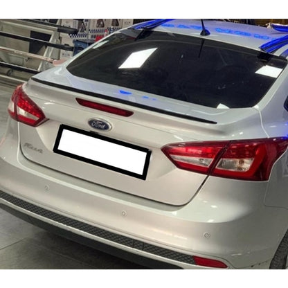 Ford Focus (12-18) Spoiler Superior de Maletero para Carrocería Sedán 3, 3.5, 4 Negro Brillante