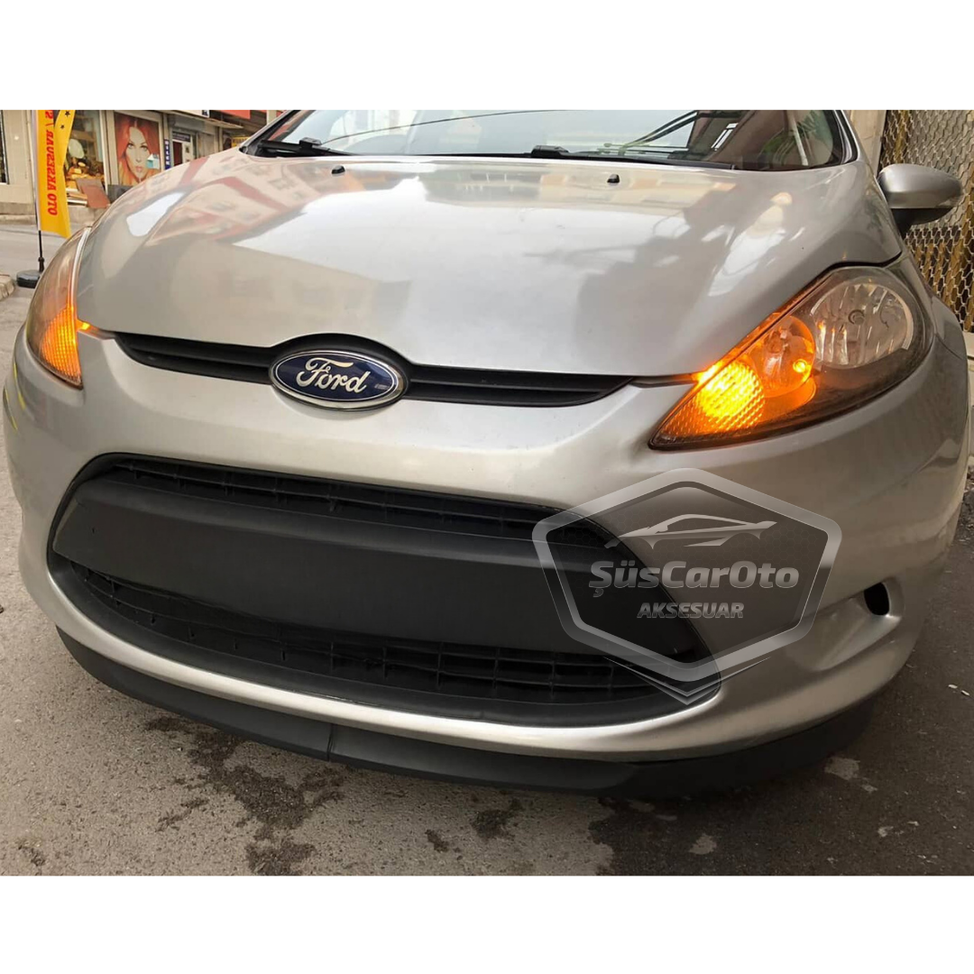 Ford Fiesta 2008-2017 Compatible Universal Astra H Labio Flexible Frontal Lip 2 Piezas Separador Inferior de Parachoques Deflector Inferior