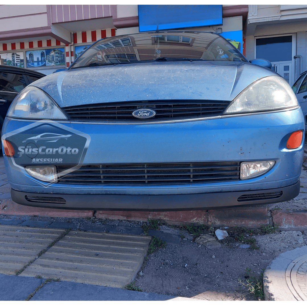 Ford Focus 1 Hb&Sedan 1998-2004 compatible universal V2 Laguna Lip labio delantero flexible 2 piezas difusor parachoques delantero spoiler delantero