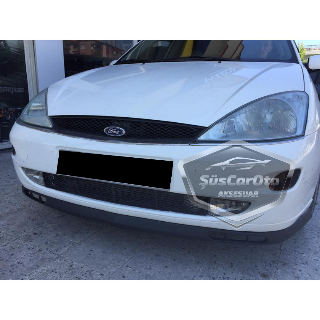 Ford Focus 1 Hb&Sedan 1998-2004 compatible con labio universal Laguna flexible, 2 piezas, alerón inferior de parachoques delantero.