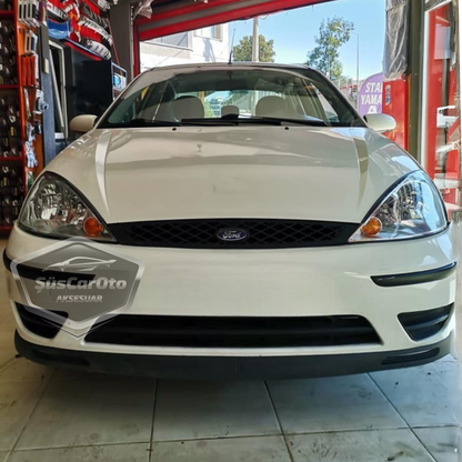 Ford Focus 1 Hb&Sedan 1998-2004 compatible universal V2 Laguna Lip labio delantero flexible 2 piezas difusor parachoques delantero spoiler delantero