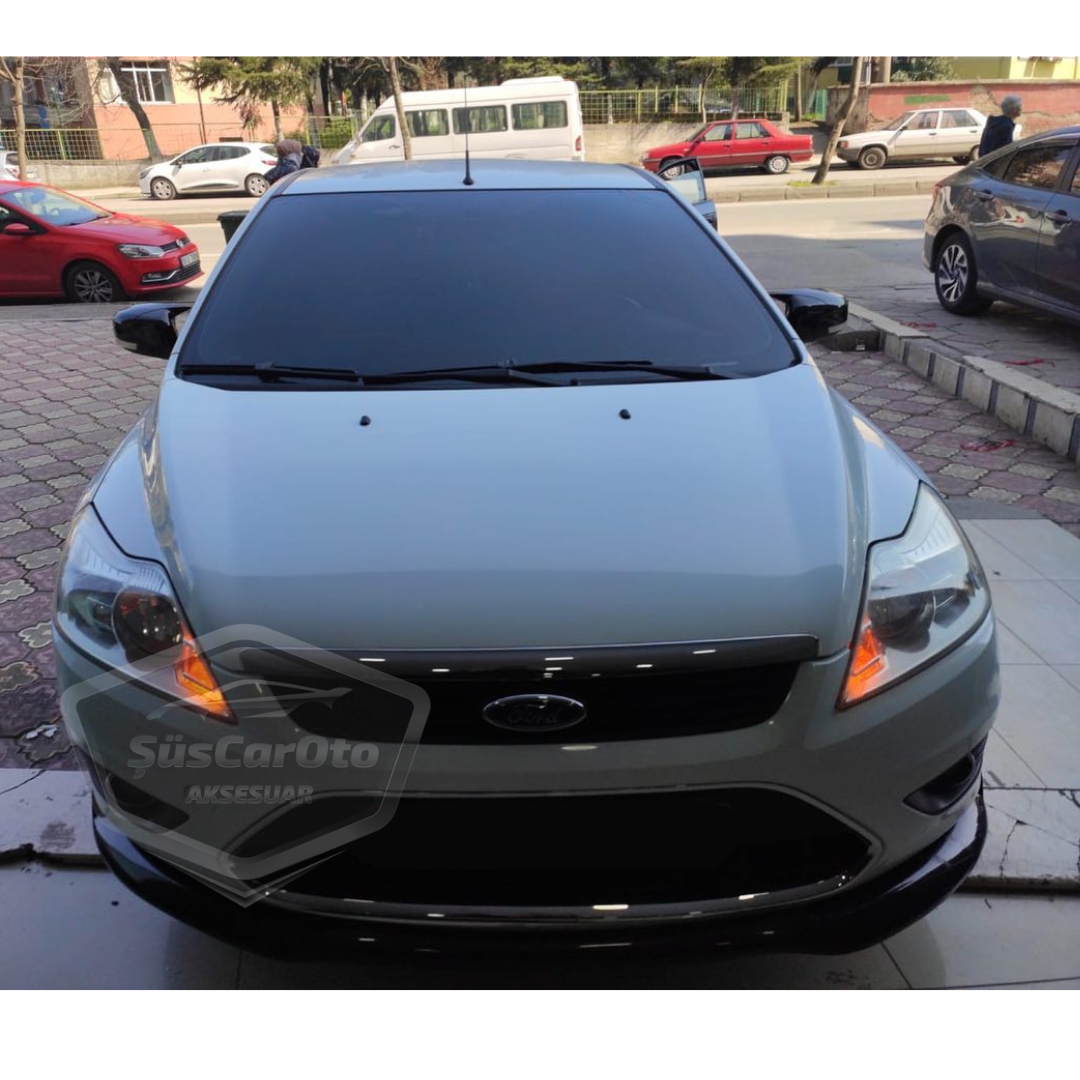 Ford Focus 2.5 2009-2011 Carcasa de Espejo Batwing Negro Piano Plástico ABS