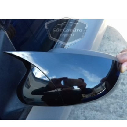 Ford Focus 2.5 2009-2011 Carcasa de Espejo Batwing Negro Piano Plástico ABS