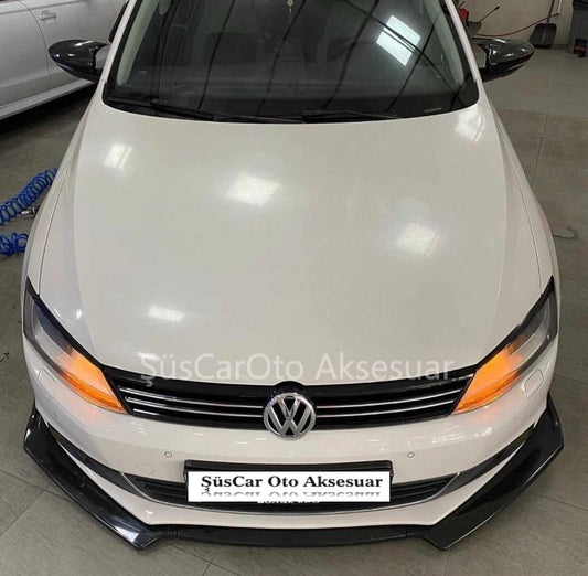 Golf 7 Alerón de 3 piezas flexible ABS negro brillante con aletas