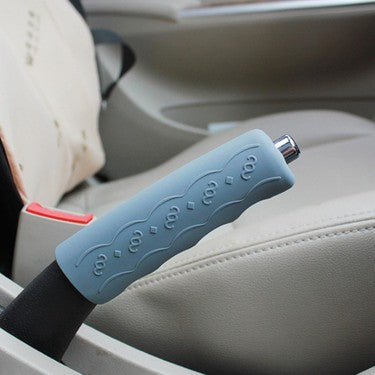 CARUB Funda de silicona para freno de mano Protector de freno de mano Silicona Gris