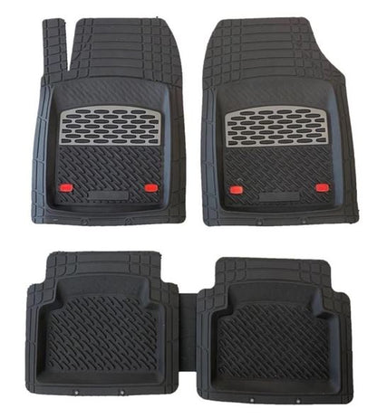 Alfombrilla de goma 3D universal extra profunda color zafiro para automóvil