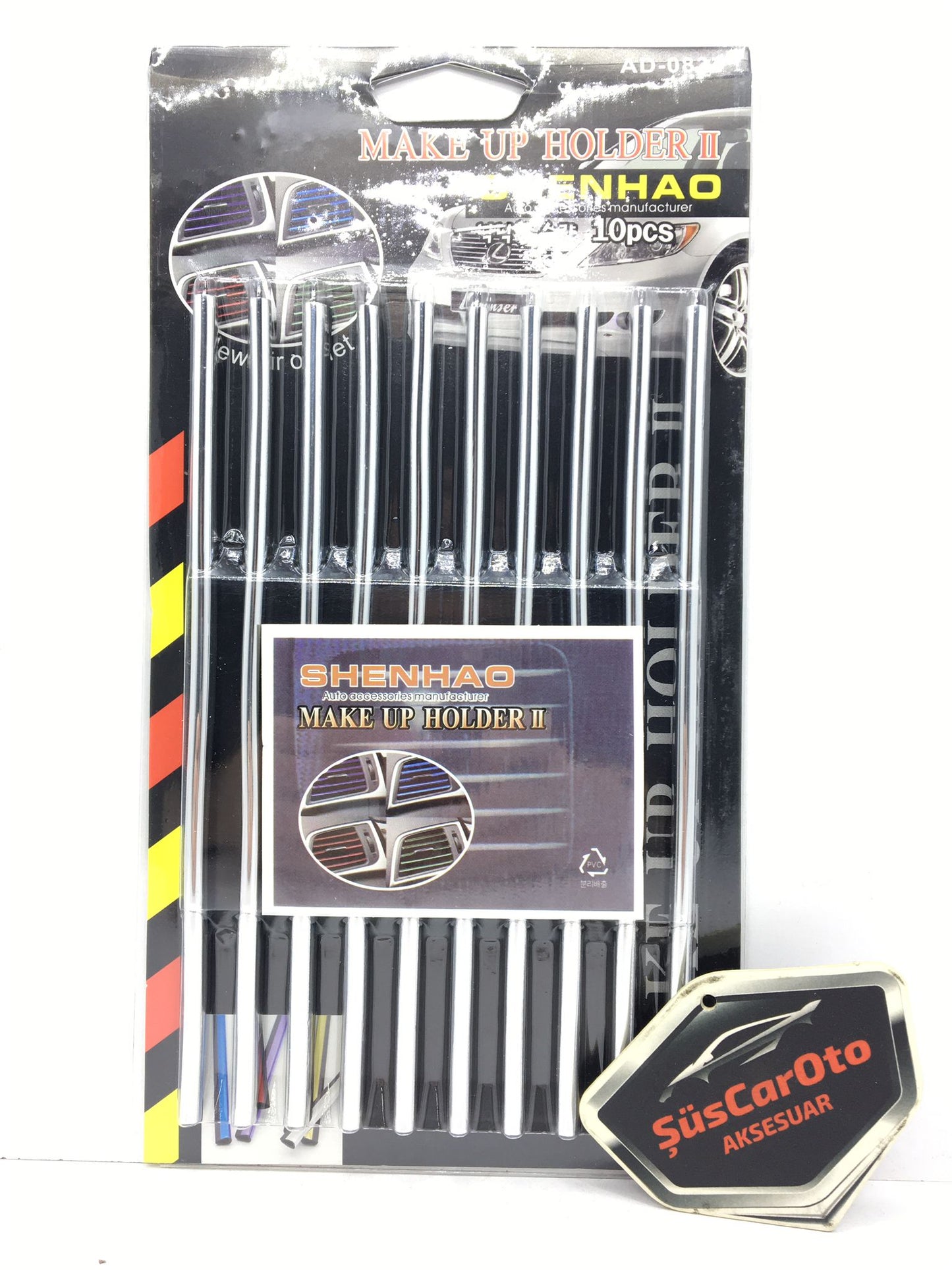 Juego de embellecedores decorativos de rejilla de ventilación de aire acondicionado de coche plateados