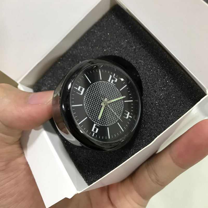 Reloj Analógico Retro Universal para Ventilación y Salpicadero de Coche