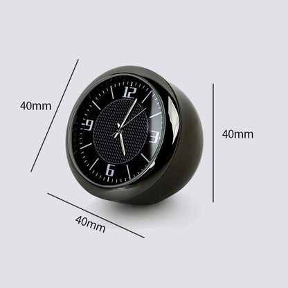 Reloj analógico retro universal para ventilación de coche y salpicadero