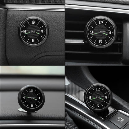 Reloj analógico retro universal para ventilación de coche y salpicadero