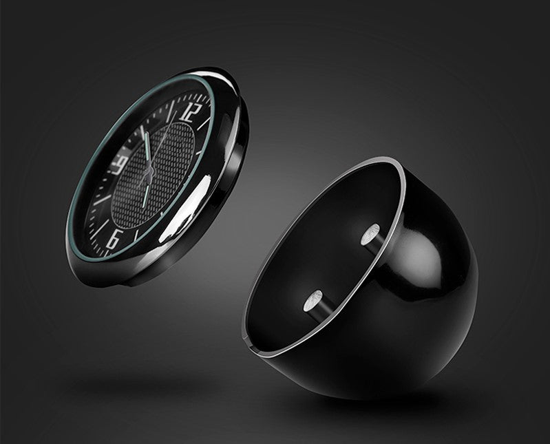 Reloj analógico retro universal para ventilación de coche y salpicadero