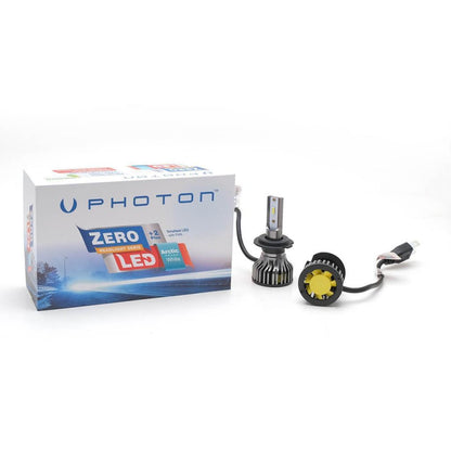 Photon Zero +2 Plus Nueva Generación Mini CSP Led Xenón Efecto Rayo Lámpara de Faro con Enfriador Slim Zenon 6000K