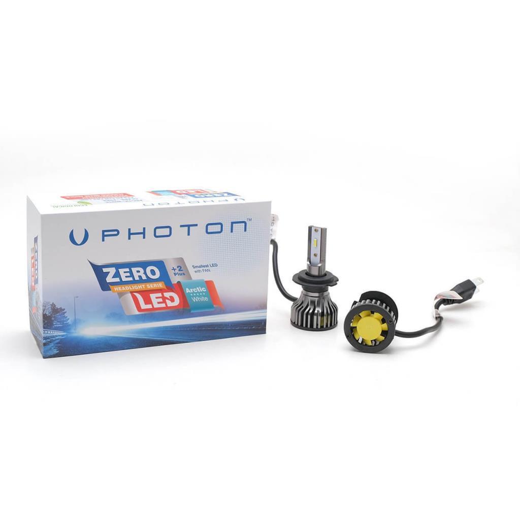 Photon Zero +2 Plus Nueva Generación Mini CSP Led Xenón Efecto Rayo con Refrigerador Slim Xenón 6000K H7