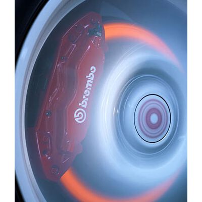 Juego de 4 tapas de pinza de freno Brembo universales para 17'' y más, rojas
