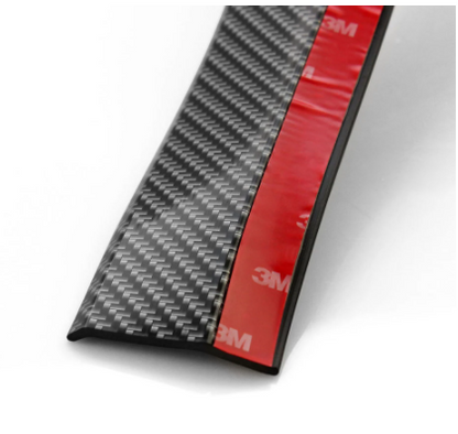 SAMURAI Labio Delantero de Color Ez Lip Suave Flexible con Adhesivo 3M Adicional de 2.5 m Carbono