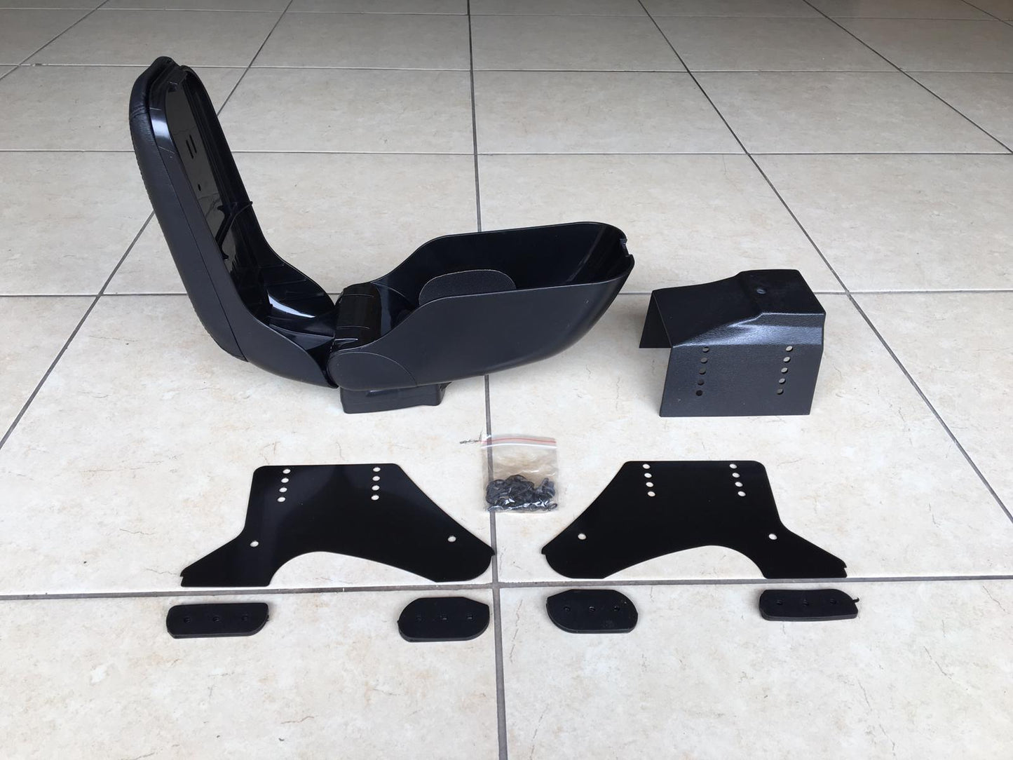 Apoyabrazos deslizante universal para coche, importado, negro