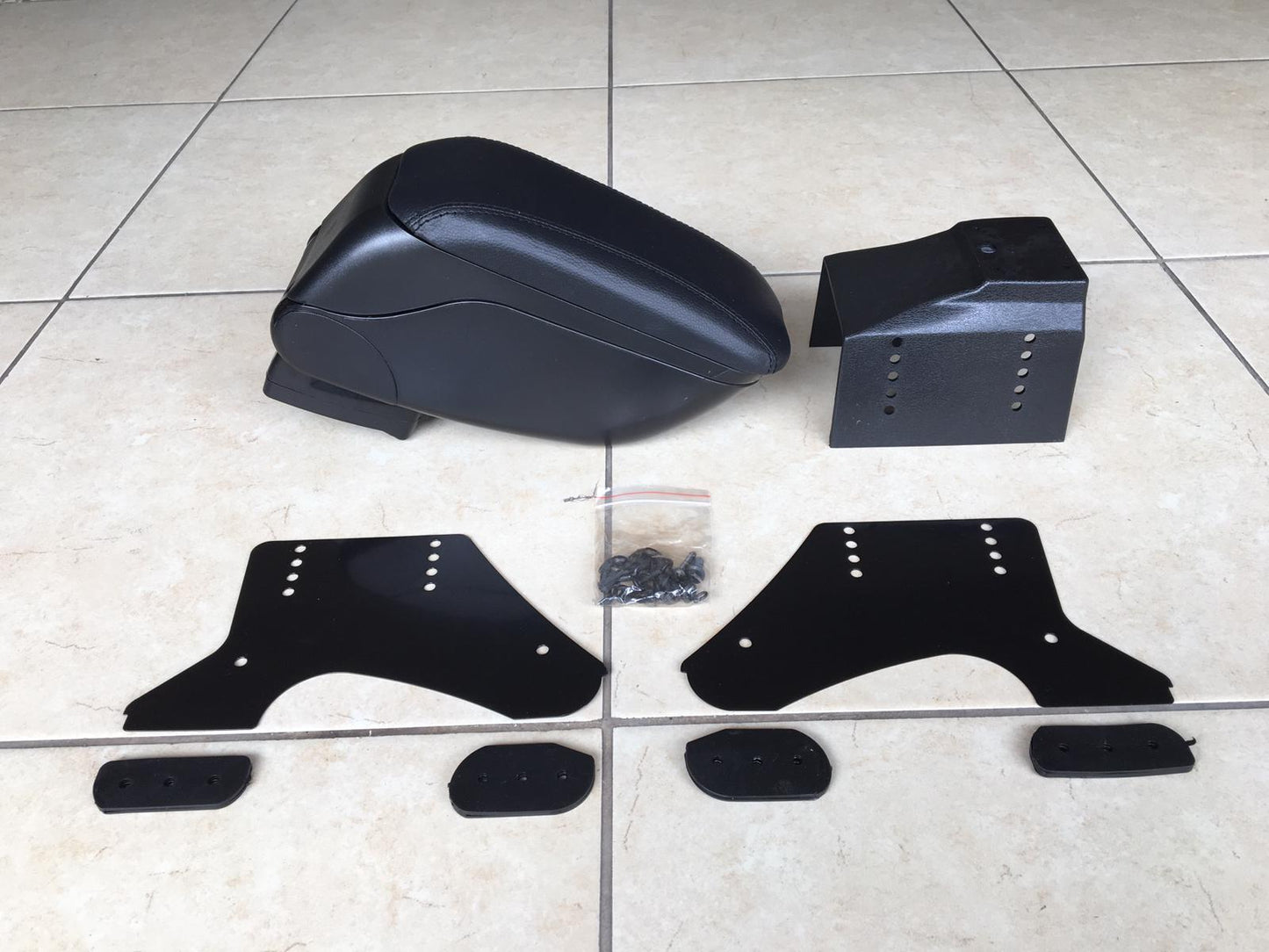 Apoyabrazos deslizante universal para coche, importado, negro