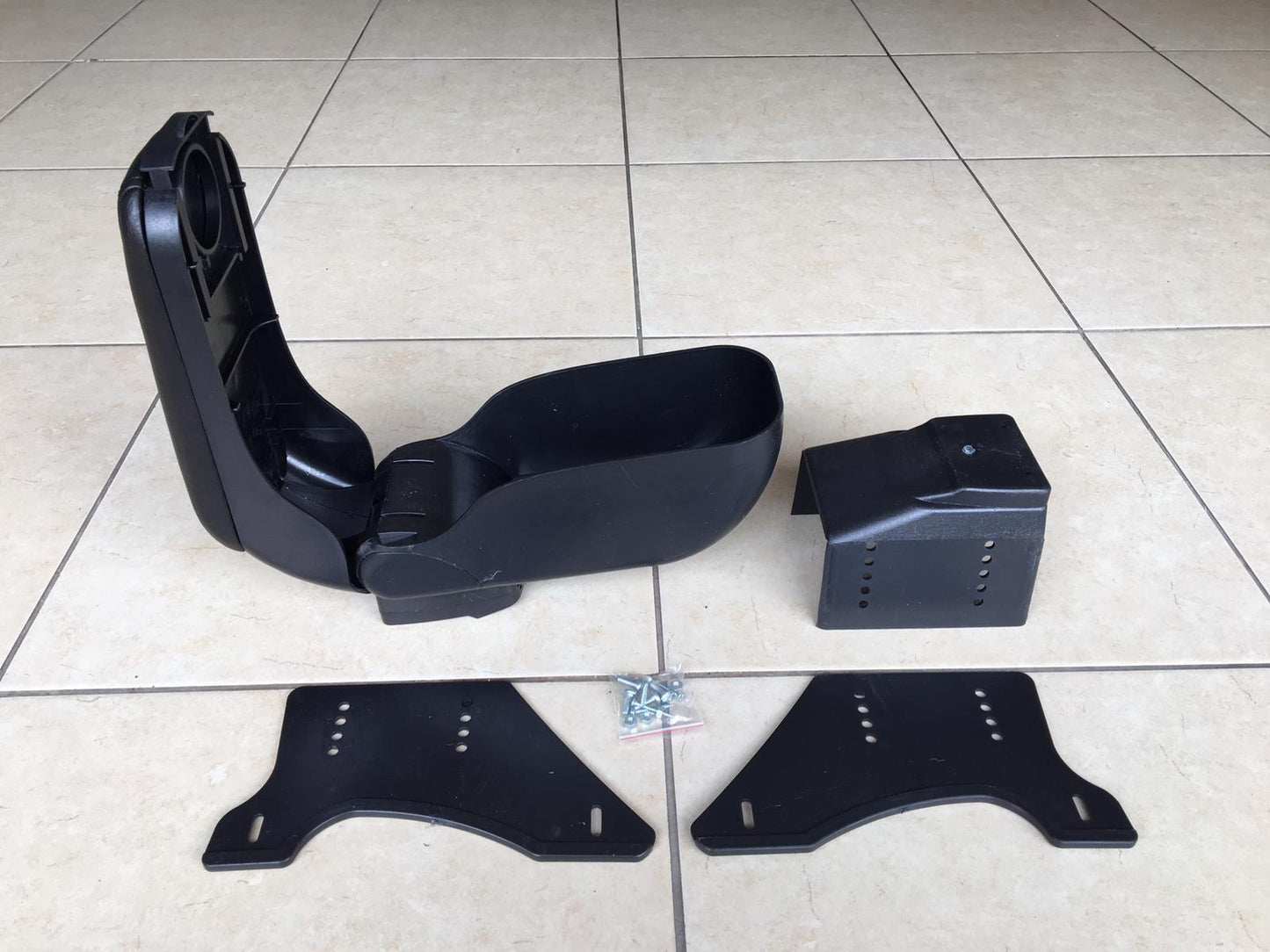 Reposabrazos deslizante universal para coche EKO negro