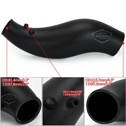 Honda Civic 1.6L EG EK 1992-2000 Uyumlu Performans & Ses Arttırıcı Yüksek Akışlı Soğuk Spor Açık Hava Filtre Kiti Emme Borusu Set Bigtube +6 Hp 52-89 mm Siyah Mavi