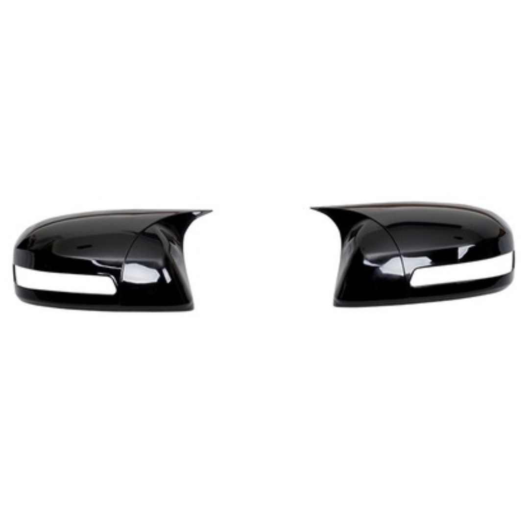 Honda Civic FB7 2012-2016 Cubierta de espejo de murciélago Batman Piano Black ABS Plástico