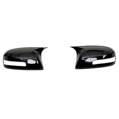 Honda Civic FB7 2012-2016 Cubierta de espejo de murciélago Batman Piano Black ABS Plástico