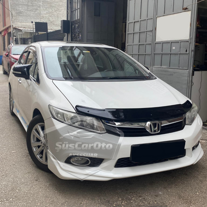 Honda Civic FB7 2012-2016 Cubierta de espejo de murciélago Batman Piano Black ABS Plástico