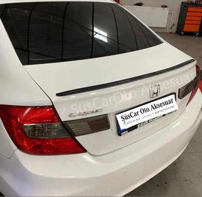 Honda Civic Fb7 12-16 Spoiler Maletero Borde Maletero Piano Black