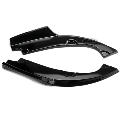 Honda Civic FC5 2016-2021 Araca Özel Parlak Siyah Arka Çıkıntılı Flap Kanatlı Arka Ek ABS Plastik Piano Black Arka Tampon Bıçak