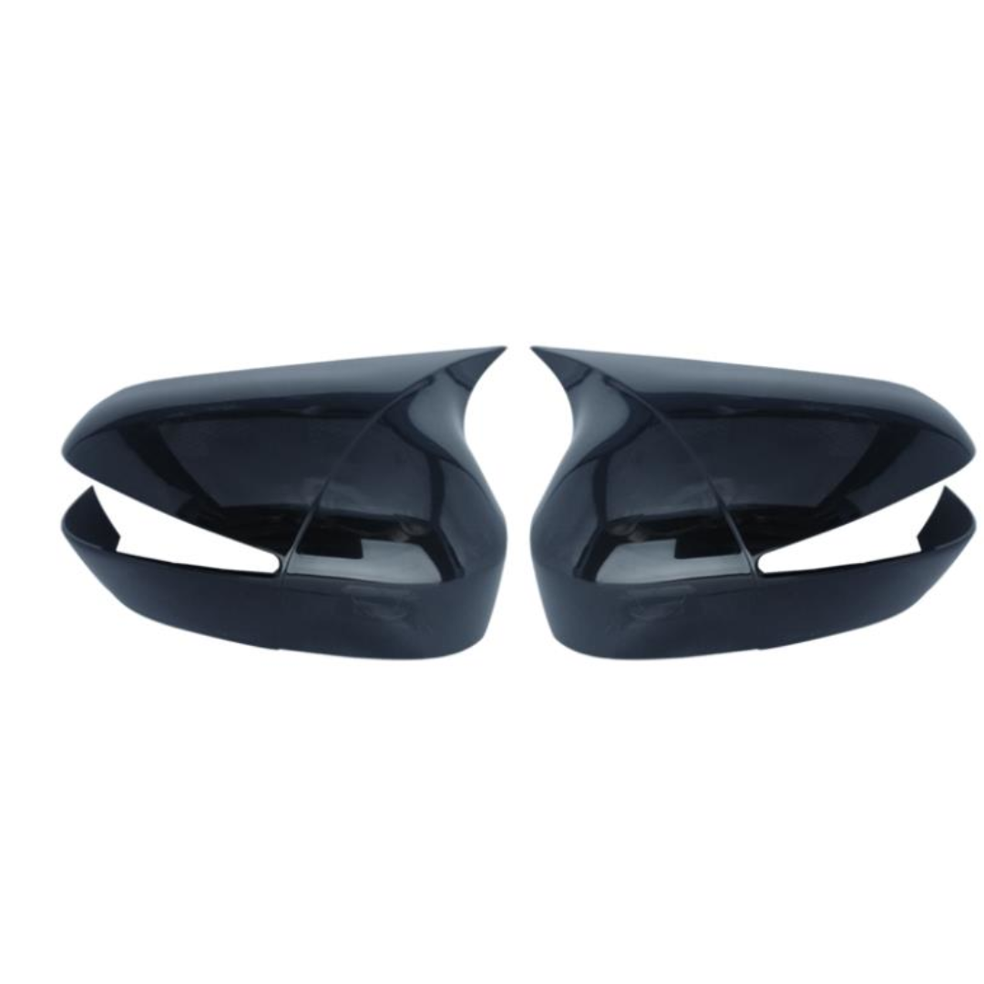 Honda Civic FD6 2006-2011 Carcasa de espejo estilo Batman de plástico ABS negro piano