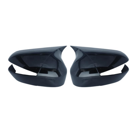 Honda Civic FD6 2006-2011 Carcasa de espejo estilo Batman de plástico ABS negro piano