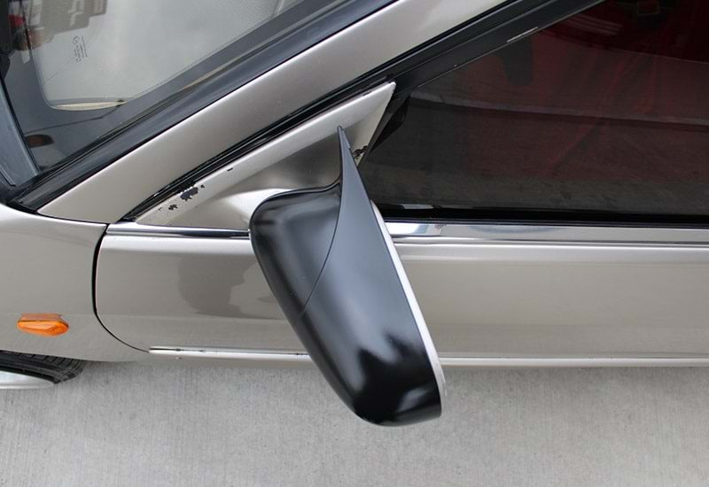 Honda Civic Vtec 2 2002-2005 Cubierta de espejo Batman Murciélago Negro Piano Plástico ABS