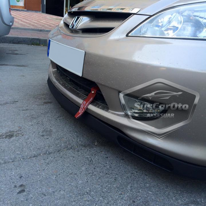 Honda Civic Vtec2 2001-2006 Compatible Universal Laguna Lip Labio Delantero Flexible 2 Piezas Spoiler Delantero Del Parachoques Inferior