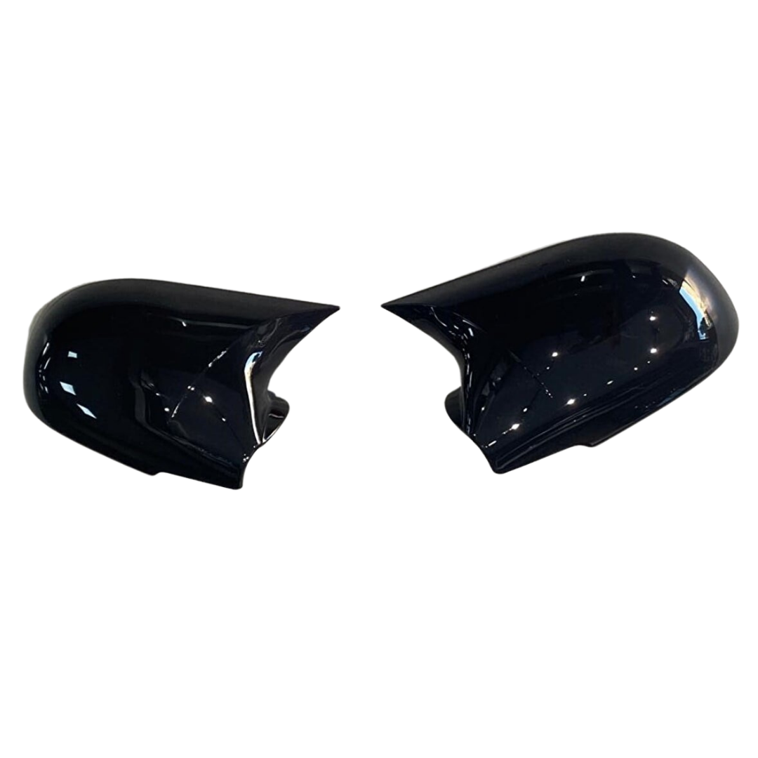 Hyundai Accent Admire 2000-2006 Tapa de espejo retrovisor tipo Batman en plástico ABS negro piano