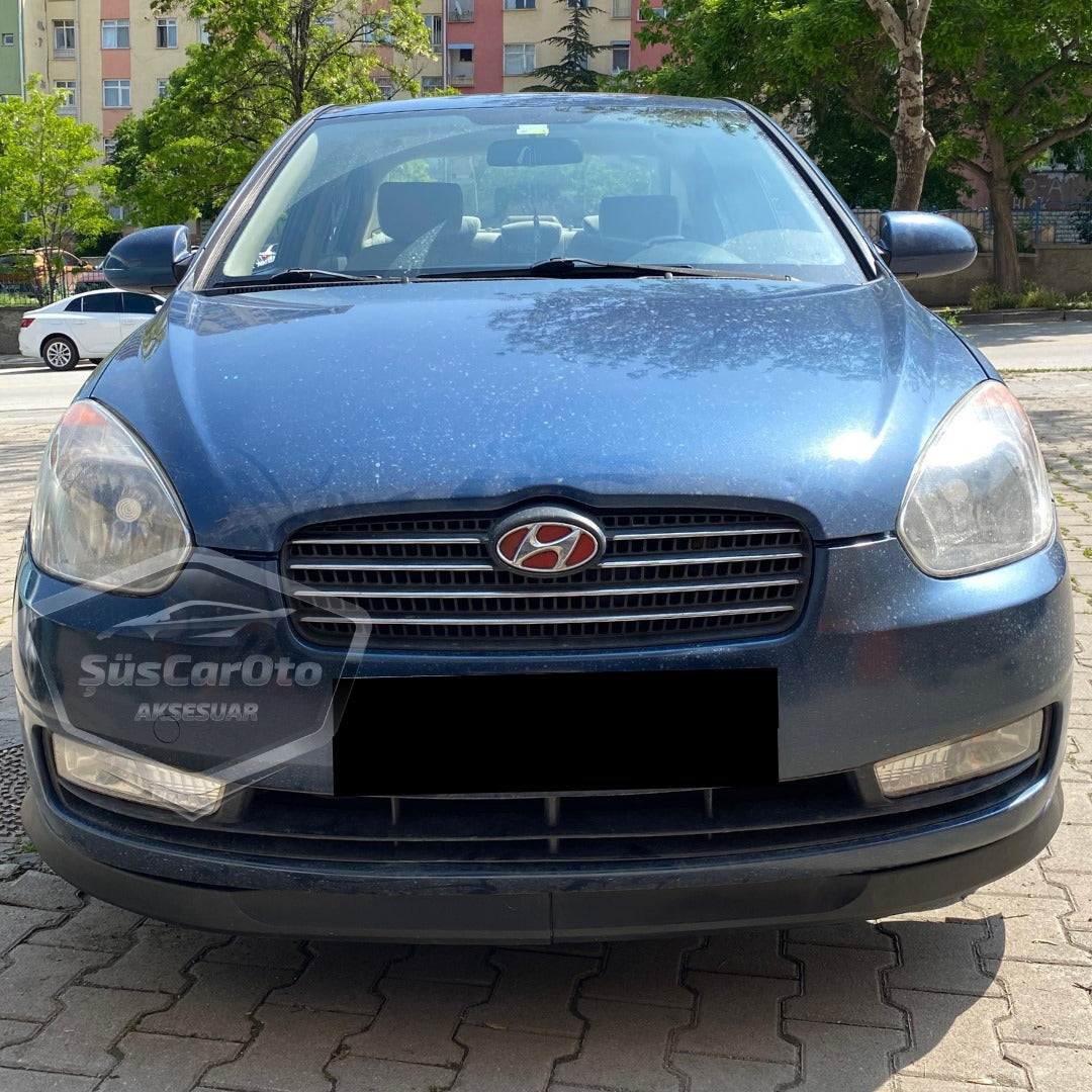Hyundai Accent Era 2006-2012 Compatible Lip Astra H Universal Flexible Labio Delantero 2 Piezas Separador Protector Spoiler Paragolpes Delantero