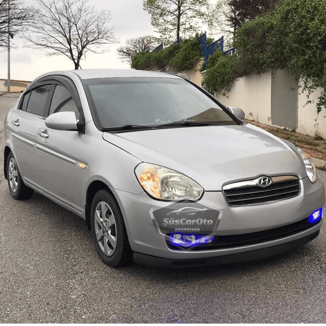 Hyundai Accent Era 2006-2012 Universal V2 Laguna Lip Flexible Labio Delantero 2 Piezas Paragolpes Delantero Embellecedor Deflector de Nieve