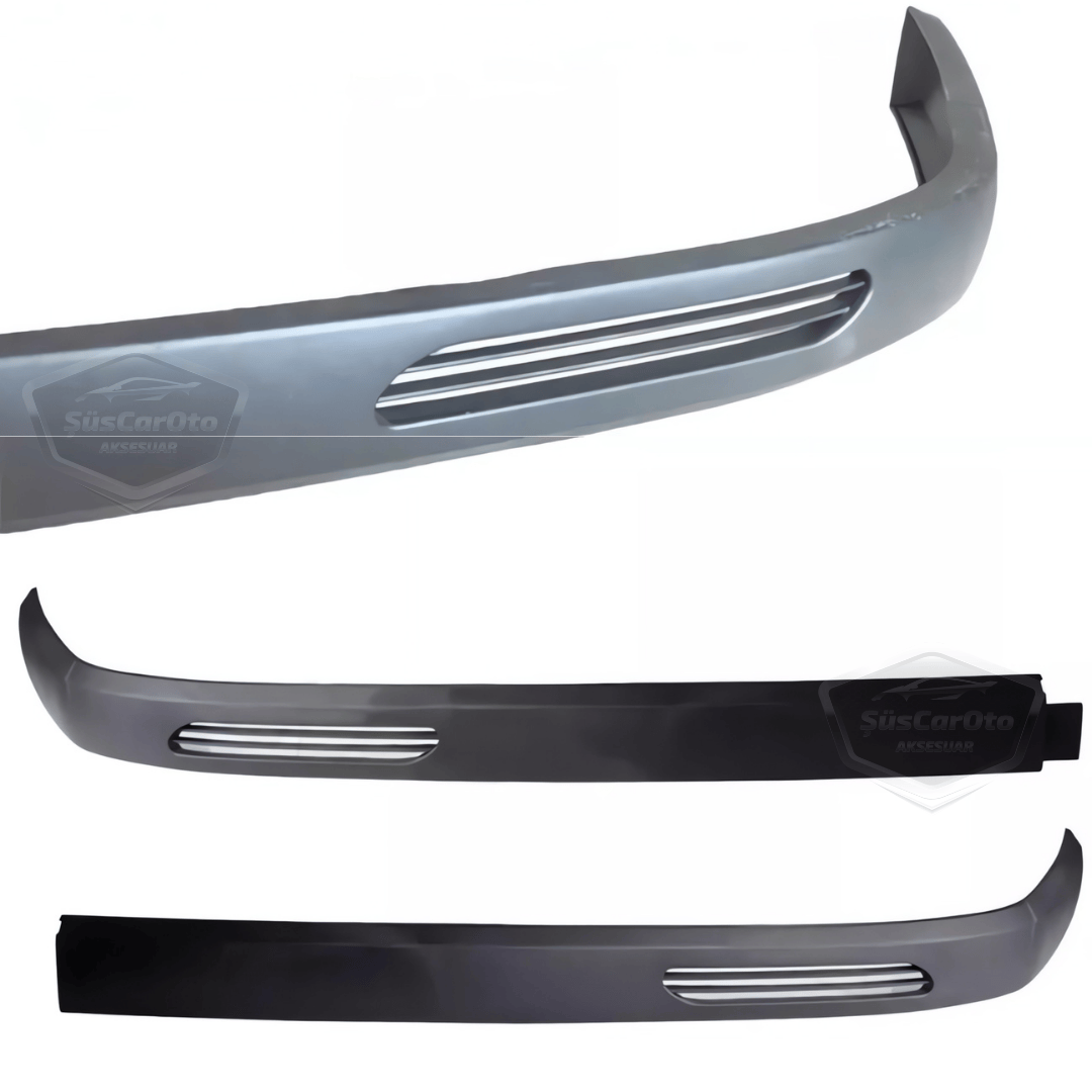 Hyundai Accent Era 2006-2012 Universal V2 Laguna Lip Flexible Labio Delantero 2 Piezas Paragolpes Delantero Embellecedor Deflector de Nieve