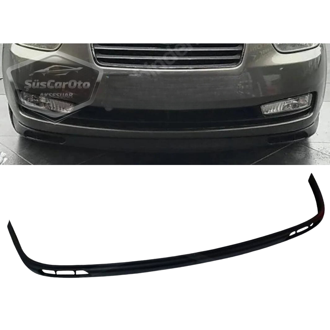 Hyundai Accent Era 2006-2012 Compatible Universal Laguna Lip Labio Frontal Flexible 2 Piezas Spoiler Delantero Adicional Debajo del Parachoques