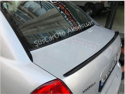 Hyundai Accent Era Spoiler de maletero Tira de maletero Negro piano
